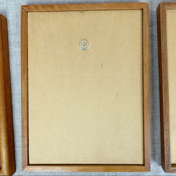 Set of 3 Wood Inlaid Wall Art - Picture 5 of 7